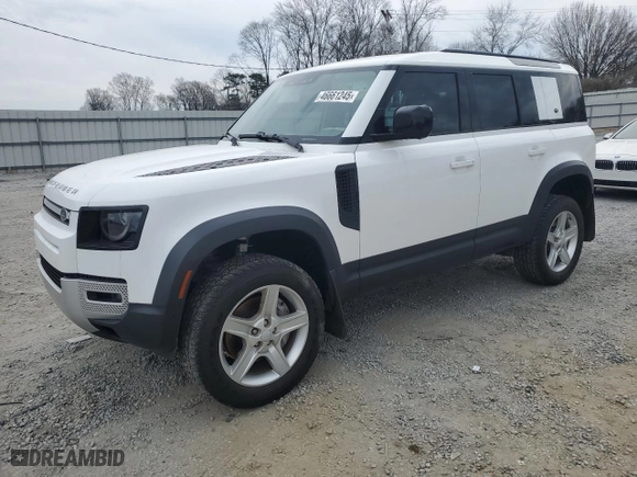 2021 Land Rover Defender SE with VIN SALEP7RU4M2051620, listed as a Copart auction lot 46661245 with 27,324 mi miles and Salvage Title. Bid and sale history available at carsss.com. Image 1.