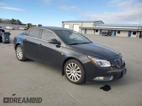 2011 Buick Regal CXL Turbo TO3 with VIN W04GX5GV8B1042254, listed as a Copart auction lot 80002624 with 204,407 mi miles and Salvage Title. Bid and sale history available at carsss.com. Image 4.