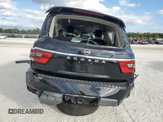 2021 Nissan Armada SV with VIN JN8AY2ACXM9147160, listed as a Copart auction lot 83873234 with Not Provided miles and Non Repairable. Bid and sale history available at carsss.com. Image 6.