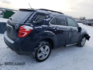 2016 Chevrolet Equinox LT with VIN 2GNFLFEK6G6175831, listed as a Copart auction lot 45569385 with 110,133 mi miles and Salvage Title. Bid and sale history available at DreamBid. Image 3.