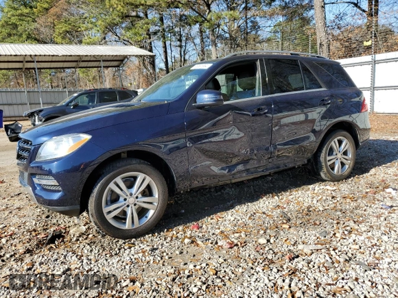 2014 Mercedes-Benz M 350 with VIN 4JGDA2EB4EA380509, listed as a Copart auction lot 85581994 with 146,794 mi miles and Salvage title. Bid and sale history available at DreamBid. Image 1.