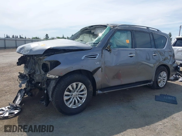 2018 Nissan Armada SL with VIN JN8AY2ND1JX001885, listed as a IAAI auction lot 42095487 with Not Provided miles and . Bid and sale history available at DreamBid. Image 15.