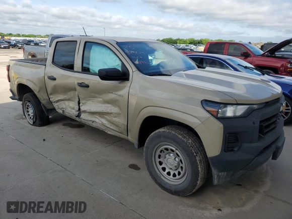 2024 Chevrolet Colorado 2WD Work Truck with VIN 1GCGSBEC1R1144994, listed as a Copart auction lot 56012445 with 15,918 mi miles and Clean Title. Bid and sale history available at DreamBid. Image 4.