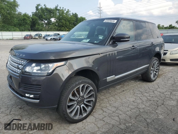 2013 Land Rover Range Rover HSE z VIN SALGS2DF4DA121299, wystawiony jako Copart lot #62839534 z przebiegiem 104 531 mil mil oraz Szkoda całkowita • Salvage title. Historia ofert i sprzedaży dostępna na DreamBid. Obrazek 1.