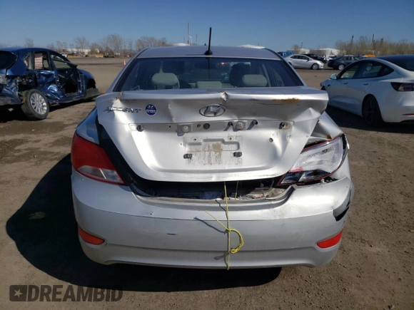 2016 Hyundai Accent SE with VIN KMHCT4AEXGU959149, listed as a Copart auction lot 55223405 with 51,794 mi miles and Salvage title. Bid and sale history available at DreamBid. Image 6.