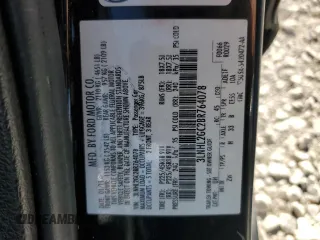 2011 Lincoln MKZ with VIN 3LNHL2GC2BR764078, listed as a Copart auction lot 52889095 with 204,653 mi miles and Salvage Title. Bid and sale history available at DreamBid. Image 14.