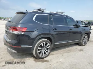 2022 Volkswagen Atlas SEL Premium R-Line with VIN 1V2FR2CAXNC532621, listed as a Copart auction lot 55081255 with 96,104 mi miles and Salvage title. Bid and sale history available at DreamBid. Image 3.