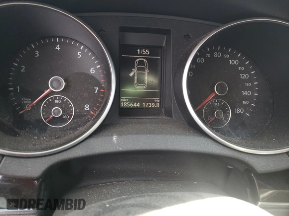 2010 Volkswagen Golf GTI with VIN WVWHV7AJ4AW376431, listed as a Copart auction lot 69883014 with 185,644 mi miles and Salvage title. Bid and sale history available at DreamBid. Image 8.