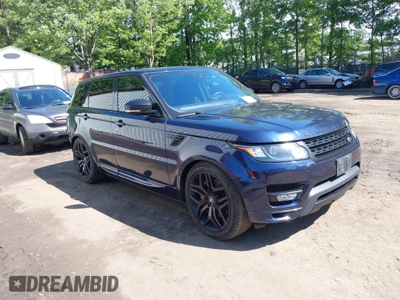 2017 Land Rover Range Rover Sport Autobiography z VIN SALWV2FE4HA155191, wystawiony jako IAAI lot #42329524 z przebiegiem 126 120 mil mil oraz . Historia ofert i sprzedaży dostępna na DreamBid. Obrazek 1.