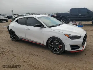 2021 Hyundai Veloster N with VIN KMHT36AH9MU011200, listed as a Copart auction lot 50986355 with 44,477 mi miles and Salvage Title. Bid and sale history available at carsss.com. Image 4.