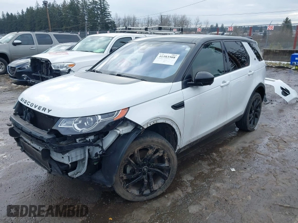2016 Land Rover Discovery Sport HSE LUX with VIN SALCT2BG7GH589997, listed as a IAAI auction lot 41583508 with 72,339 mi miles. Bid and sale history available at carsss.com. Image 2.
