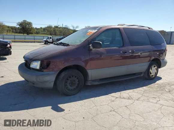 1998 Toyota Sienna LE with VIN 4T3ZF13C6WU021800, listed as a Copart auction lot 50575625 with 225,106 mi miles and Salvage Title. Bid and sale history available at DreamBid. Image 1.
