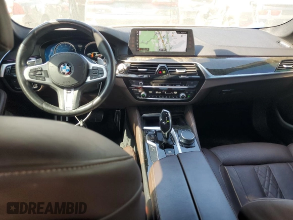 2018 BMW 5 Series 540i xDrive with VIN WBAJE7C52JG891212, listed as a Copart auction lot 58119195 with 73,770 mi miles and Salvage title. Bid and sale history available at DreamBid. Image 8.