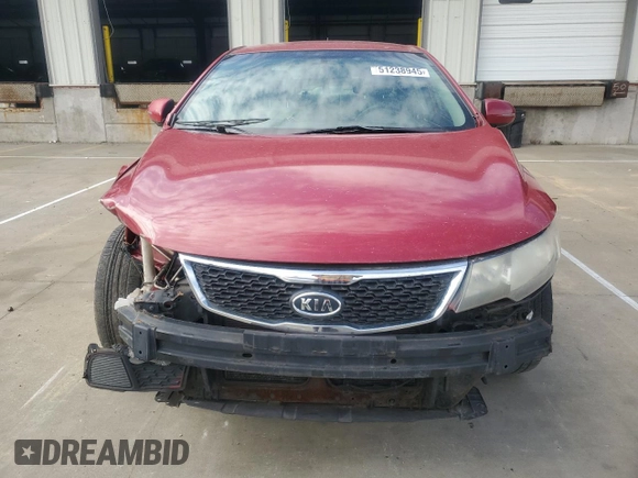 2013 Kia Forte EX with VIN KNAFU4A24D5702348, listed as a Copart auction lot 51238945 with 177,558 mi miles and Salvage Title. Bid and sale history available at carsss.com. Image 5.