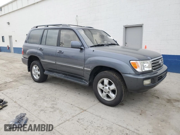 2003 Toyota Land Cruiser with VIN JTEHT05J932048998, listed as a Copart auction lot 88361125 with 0 mi miles and Salvage Title. Bid and sale history available at carsss.com. Image 4.