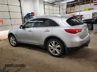 2012 Infiniti FX with VIN JN8AS1MW2CM153273, listed as a Copart auction lot 49504415 with 134,649 mi miles and Salvage Title. Bid and sale history available at carsss.com. Image 2.
