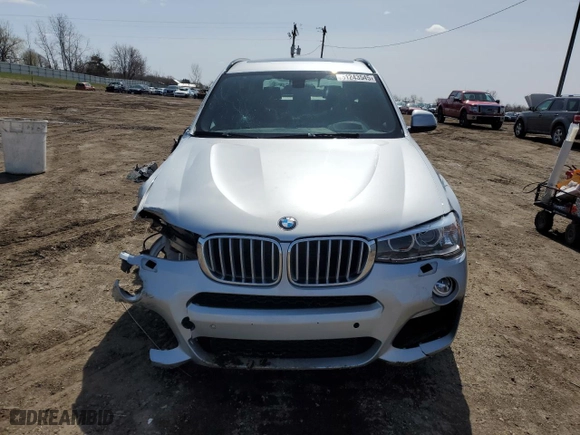 2015 BMW X3 xDrive28i with VIN 5UXWX9C5XF0D47315, listed as a Copart auction lot 51243545 with 82,999 mi miles and Clean Title. Bid and sale history available at carsss.com. Image 5.