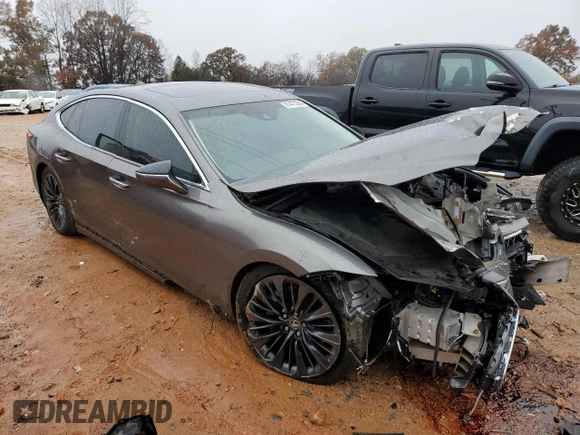 2018 Lexus LS 500 z VIN JTHC51FF8J5004588, wystawiony jako Copart lot #81473284 z przebiegiem 126 823 mil mil oraz Szkoda całkowita • Salvage title. Historia ofert i sprzedaży dostępna na DreamBid. Obrazek 4.
