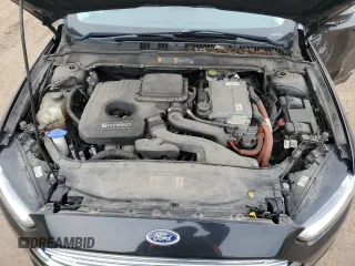 2015 Ford Fusion S Hybrid with VIN 3FA6P0UU7FR200049, listed as a Copart auction lot 44053695 with 108,914 mi miles and Salvage Title. Bid and sale history available at carsss.com. Image 13.