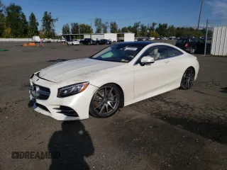 2019 Mercedes-Benz S-Class S 560 with VIN WDDXJ8GB0KA036047, listed as a Copart auction lot 77220264 with 49,944 mi miles and Salvage Title. Bid and sale history available at carsss.com. Image 1.