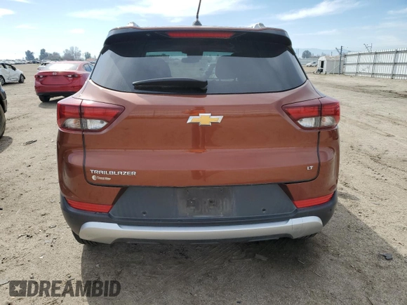 2021 Chevrolet TrailBlazer LT with VIN KL79MPS2XMB020024, listed as a Copart auction lot 46375995 with 81,416 mi miles and Salvage Title. Bid and sale history available at carsss.com. Image 6.