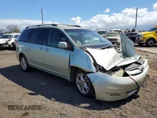 2006 Toyota Sienna XLE with VIN 5TDZA22C46S560990, listed as a Copart auction lot 43089095 with 0 mi miles and Salvage Title. Bid and sale history available at carsss.com. Image 4.