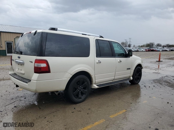 2007 Ford Expedition EL Limited with VIN 1FMFK20537LA01840, listed as a Copart auction lot 51716875 with 261,325 mi miles and Salvage Title. Bid and sale history available at carsss.com. Image 3.