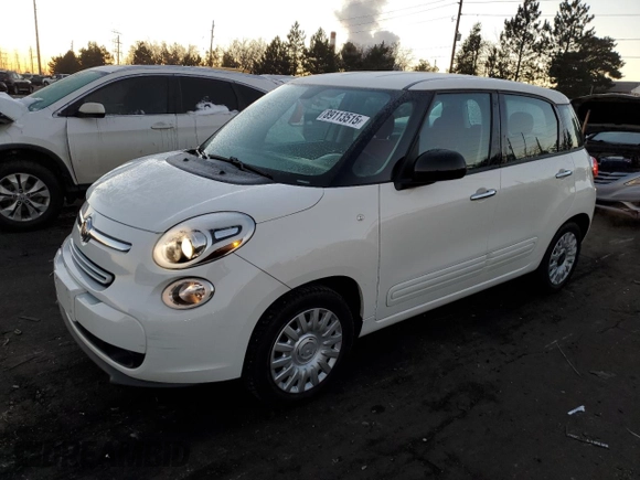 2014 FIAT 500L Pop with VIN ZFBCFAAH5EZ010325, listed as a Copart auction lot 89113515 with 61,869 mi miles and Salvage title. Bid and sale history available at DreamBid. Image 1.