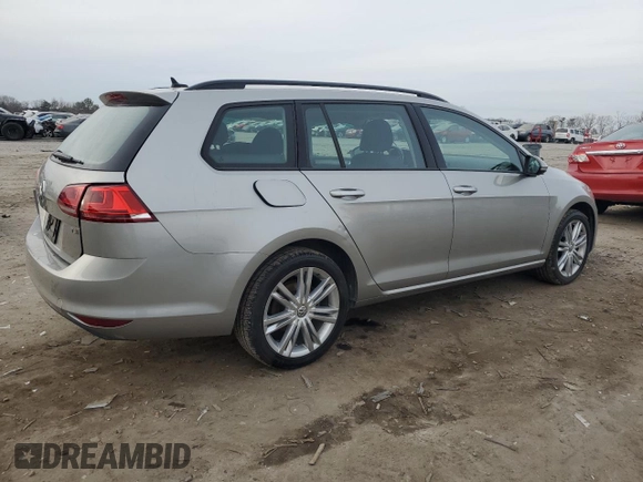 2017 Volkswagen Golf SportWagen S with VIN 3VWA17AU2HM504602, listed as a Copart auction lot 42022215 with 317,837 mi miles and Salvage Title. Bid and sale history available at carsss.com. Image 3.