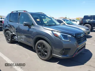 2023 Subaru Forester Special Sports with VIN JF2SKAGC0PH511231, listed as a IAAI auction lot 42135279 with 29,293 mi miles and . Bid and sale history available at DreamBid. Image 1.
