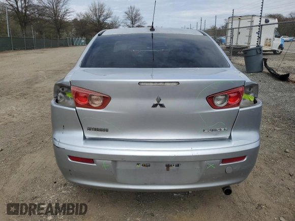 2008 Mitsubishi Lancer DE with VIN JA3AU26UX8U042287, listed as a Copart auction lot 51578105 with 130,364 mi miles and Salvage Title. Bid and sale history available at carsss.com. Image 6.