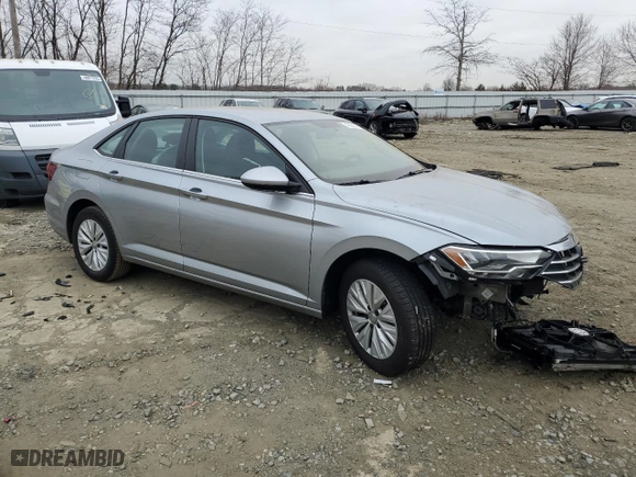 2019 Volkswagen Jetta S with VIN 3VWC57BU9KM219110, listed as a Copart auction lot 48653415 with 50,269 mi miles and Salvage Title. Bid and sale history available at carsss.com. Image 4.