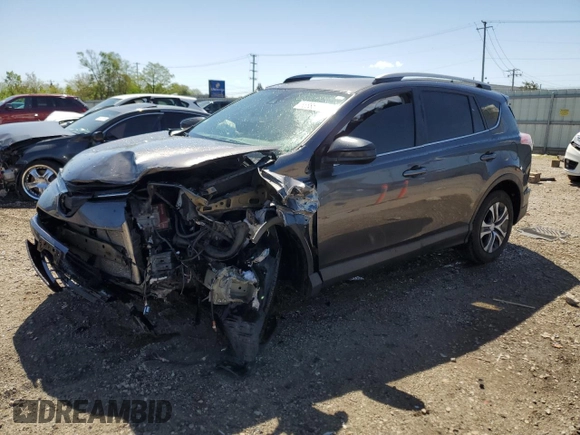 2017 Toyota RAV4 LE z VIN 2T3BFREVXHW578601, wystawiony jako Copart lot #56885775 z przebiegiem 93 393 mil mil oraz Szkoda całkowita • Salvage title. Historia ofert i sprzedaży dostępna na DreamBid. Obrazek 1.