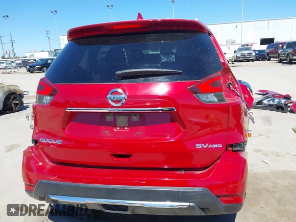 2017 Nissan Rogue SL with VIN JN8AT2MV7HW277674, listed as a IAAI auction lot 41837800 with 99,301 mi miles. Bid and sale history available at carsss.com. Image 17.