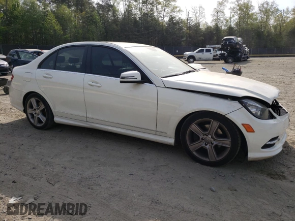 2011 Mercedes-Benz C 300 Sport with VIN WDDGF8BB1BR186307, listed as a Copart auction lot 54422265 with 98,377 mi miles and Salvage Title. Bid and sale history available at carsss.com. Image 4.