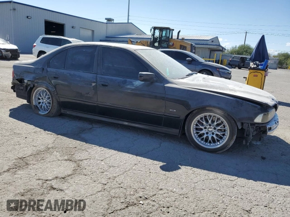 2002 BMW 5 Series 530i with VIN WBADT53402CE93829, listed as a Copart auction lot 71823294 with 0 mi miles and Salvage Title. Bid and sale history available at carsss.com. Image 4.