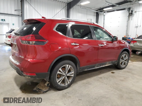 2019 Nissan Rogue SL with VIN 5N1AT2MV2KC710575, listed as a Copart auction lot 47081315 with 126,924 mi miles and Salvage Title. Bid and sale history available at carsss.com. Image 3.