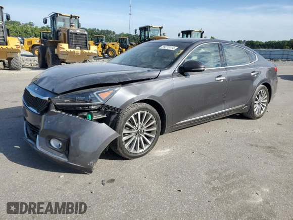 2017 Kia Cadenza Premium z VIN KNALC4J19H5080624, wystawiony jako Copart lot #59275114 z przebiegiem 60 687 mil mil oraz Szkody całkowita. Historia ofert i sprzedaży dostępna na DreamBid. Obrazek 1.