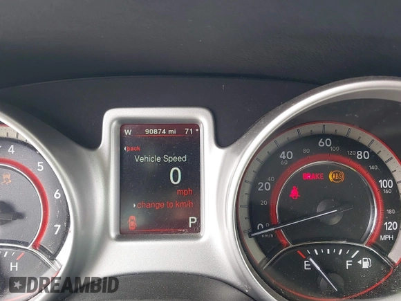 2019 Dodge Journey GT with VIN 3C4PDDEG1KT794707, listed as a IAAI auction lot 41722728 with 90,874 mi miles and . Bid and sale history available at DreamBid. Image 7.