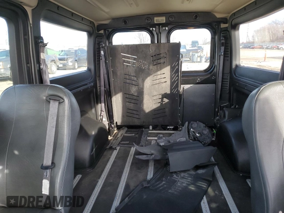 2017 Ram ProMaster Cargo with VIN 3C6TRVAG6HE548011, listed as a Copart auction lot 44714965 with 46,939 mi miles and Salvage Title. Bid and sale history available at DreamBid. Image 10.