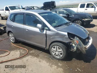 2007 Honda Fit with VIN JHMGD38487S036026, listed as a Copart auction lot 67660424 with 196,121 mi miles and Salvage Title. Bid and sale history available at carsss.com. Image 4.