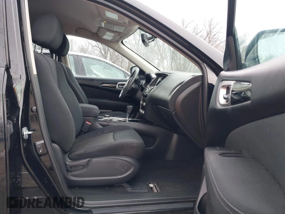 2017 Nissan Pathfinder SL with VIN 5N1DR2MM9HC664948, listed as a IAAI auction lot 41213747 with 93,521 mi miles. Bid and sale history available at carsss.com. Image 5.