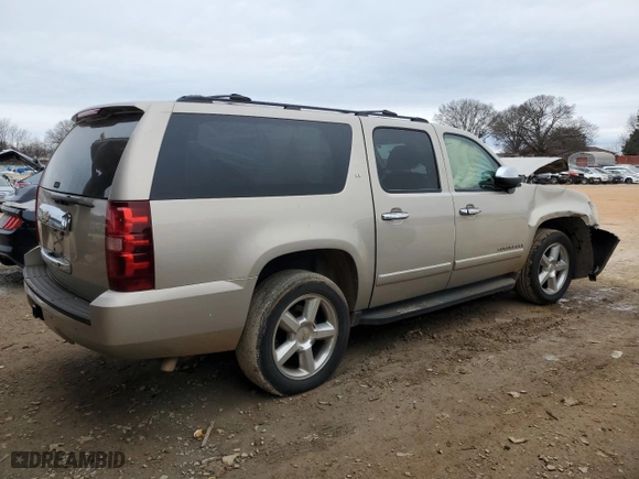 2007 Chevrolet Suburban LTZ with VIN 1GNFC16027J168913, listed as a Copart auction lot 44584445 with 233,690 mi miles and Salvage Title. Bid and sale history available at carsss.com. Image 3.