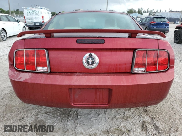 2006 Ford Mustang Standard with VIN 1ZVFT80N065258510, listed as a Copart auction lot 54848675 with 116,209 mi miles and Clean title. Bid and sale history available at DreamBid. Image 6.