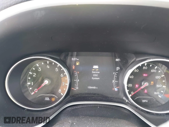 2017 Jeep Compass Latitude with VIN 3C4NJDBB4HT616730, listed as a IAAI auction lot 41916417 with 159,449 mi miles. Bid and sale history available at carsss.com. Image 7.
