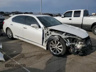 2010 Lexus LS 460 L with VIN JTHDL5EF2A5002578, listed as a Copart auction lot 83389104 with 141,563 mi miles and Salvage title. Bid and sale history available at DreamBid. Image 4.