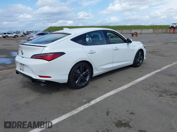 2024 Acura Integra Technology z VIN 19UDE4H63RA006919, wystawiony jako IAAI lot #41934759 z przebiegiem 14 415 mil mil oraz . Historia ofert i sprzedaży dostępna na DreamBid. Obrazek 4.