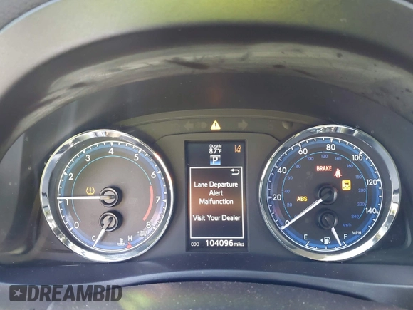 2019 Toyota Corolla L with VIN 5YFBURHE9KP910059, listed as a IAAI auction lot 41856905 with 104,096 mi miles and . Bid and sale history available at DreamBid. Image 7.
