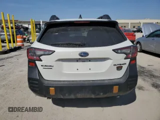 2023 Subaru Outback Wilderness with VIN 4S4BTGUDXP3111827, listed as a Copart auction lot 48702075 with 52,628 mi miles and Salvage title. Bid and sale history available at DreamBid. Image 6.