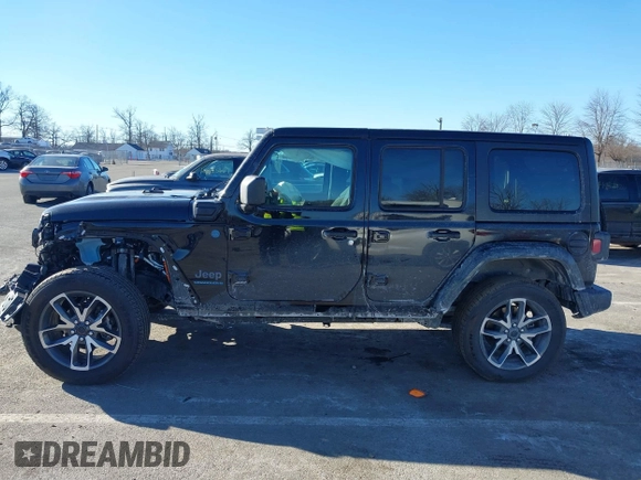 2024 Jeep Wrangler Willys с VIN 1C4RJXN64RW162279, выставлен на аукционе IAAI как лот 41464424 с пробегом 12 928 миль миль и . История ставок и продаж доступна на DreamBid. Изображение 14.